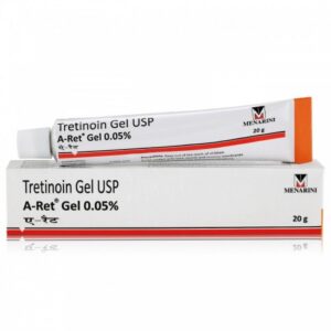A Ret Gel 0.05% (20gm) Tretinoin Gel USP